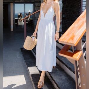 L*Space White Maxi Dress
